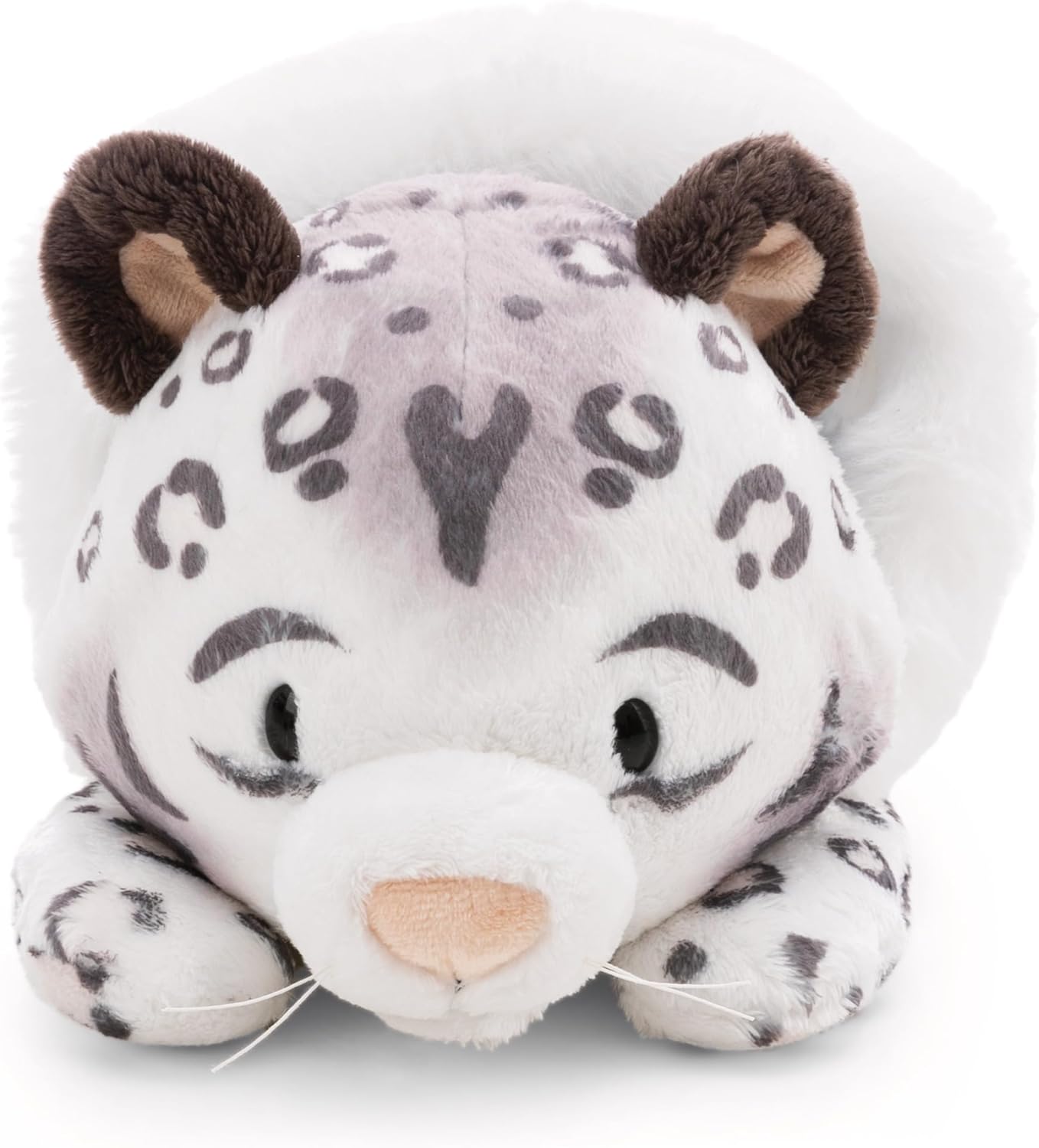 Detalle de NICI Kuscheltier Schneeleopard Eleni Snowbell 45cm – weiß | Weiches Plüschtier zum Kuscheln & Schenken