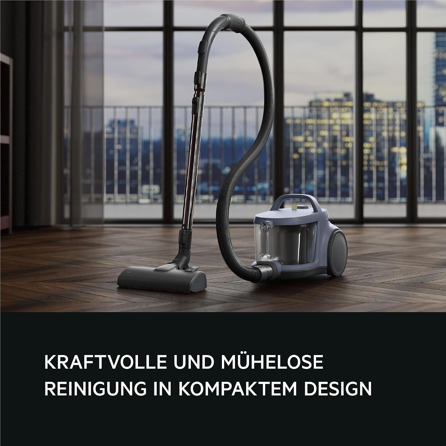 Detalle de AEG CLEAN 5000 Beutelloser Staubsauger mit HEPA-Filter, AL51C1LDB (1000 Watt, 9 m Aktionsradius, 2 l Staubbehälter)