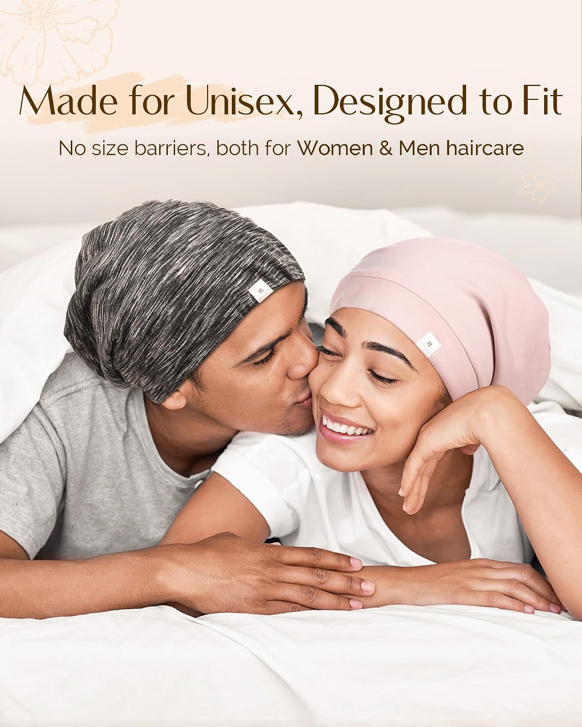 Thumbnail 5 de YANIBEST Silk Satin Bonnet Adjustable Sleep Cap for Curly Hair