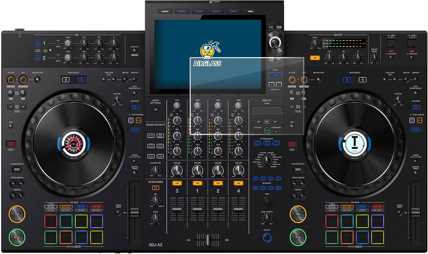 Detalle de BROTECT AlphaTheta XDJ-AZ Protection Écran 9H