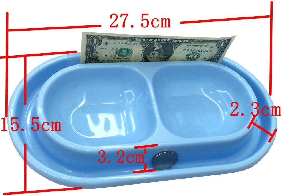 Thumbnail 1 de GRPET 2-in-1 Futternapf für Katzen & kleine Hunde – Ameisensicher, hellblau, Größe S