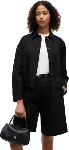 Thumbnail 1 de Tommy Hilfiger TH LOGOTAPE MINI SATCHEL W0AW18743, bolso negro para mujer