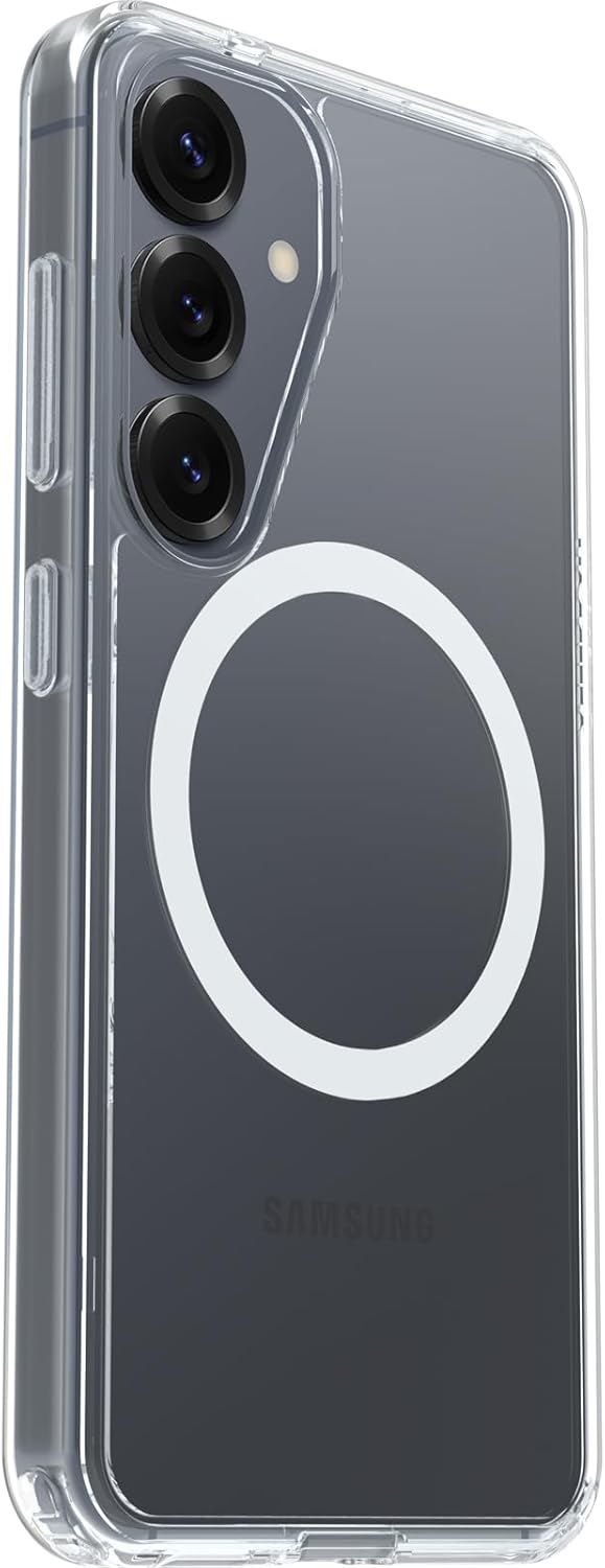 Thumbnail 3 de OtterBox Symmetry Series Clear Case with Magnets for Samsung Galaxy S25 (clear, shockproof)