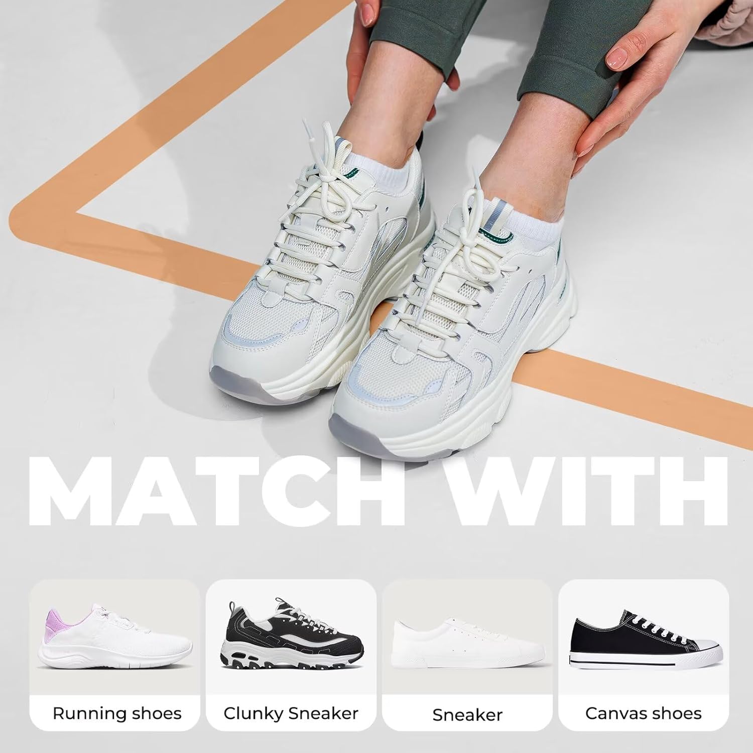 Detalle 2 de EKSHER 10 Paar Sneaker Socken aus Baumwolle – atmungsaktive Kurzsocken für Sport & Alltag