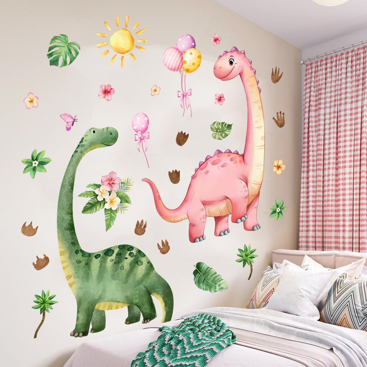 Thumbnail 2 de Dinosaur Wall Decals in Repositionable PVC
