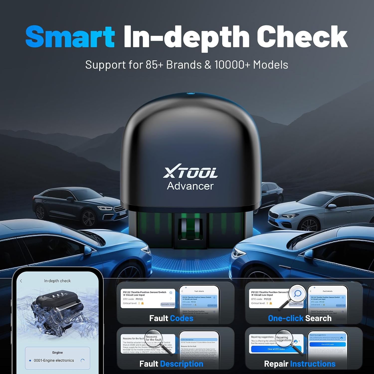 Detalle de XTOOL OBD2 Scanner AD20 Pro