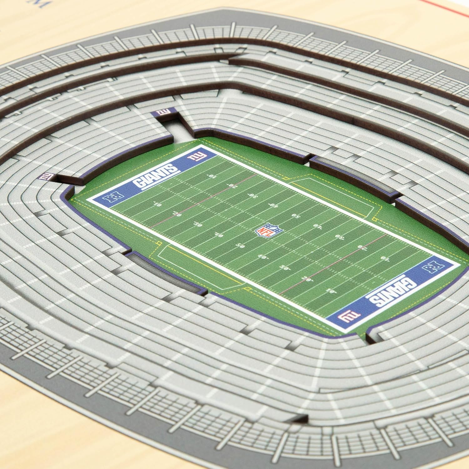Thumbnail 2 de YouTheFan 5-Layer NFL Stadium Wall Art 🖼
