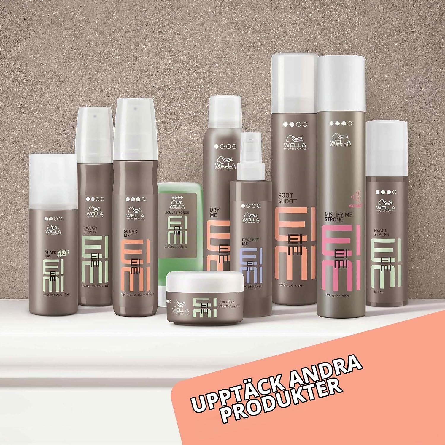 Detalle 2 de Wella EIMI Natural Volume volymmousse med flexibel stadga och värmeskydd vid föning