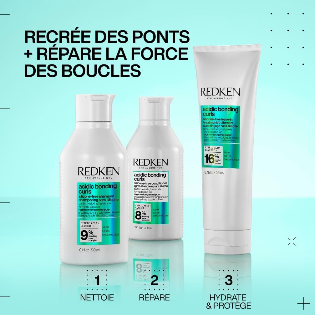 Detalle 2 de REDKEN Acidic Bonding Curl — Après-Shampoing Réparateur pour Boucles Abîmées (300 ml)