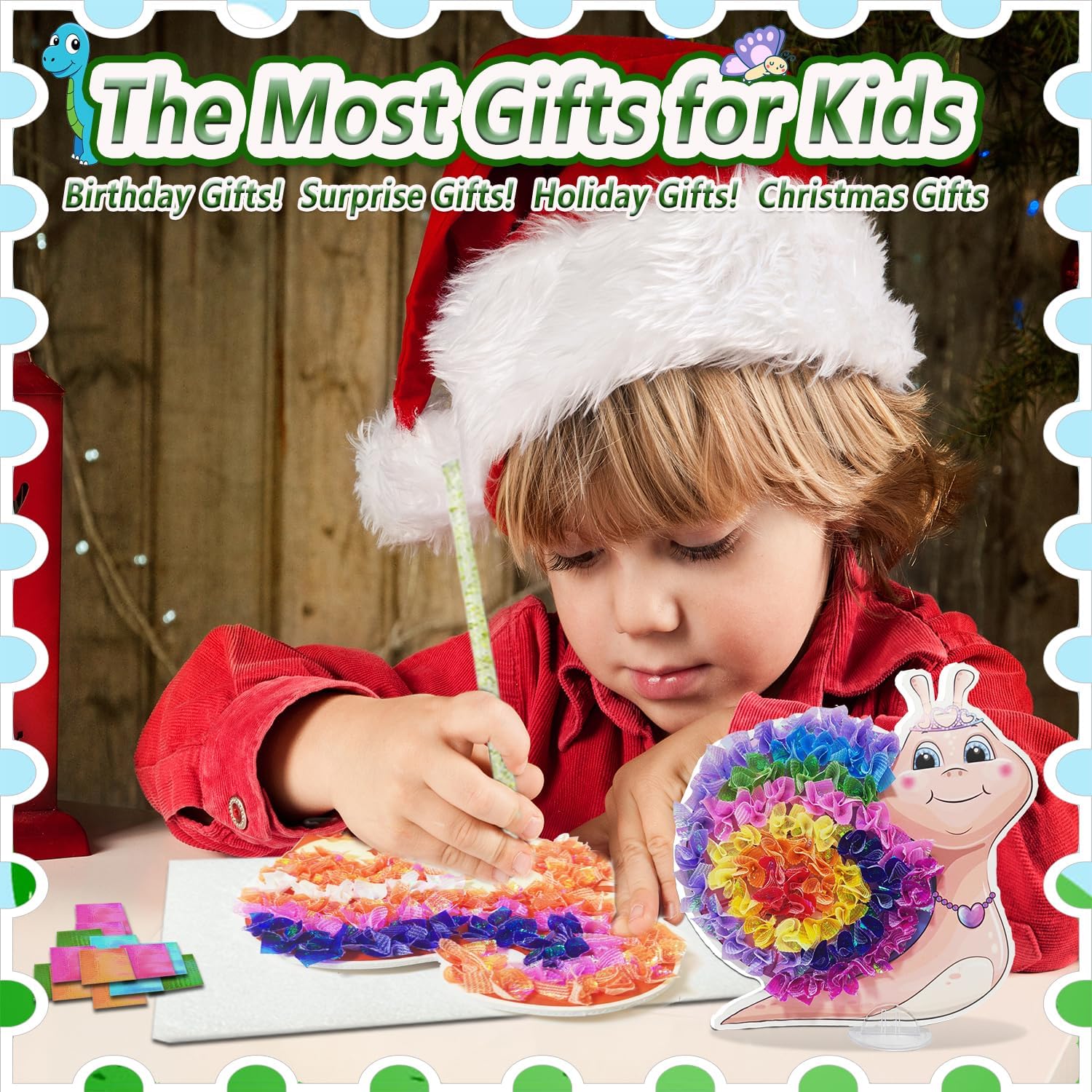 Detalle 2 de Kids poke in art kit for ages 4–8