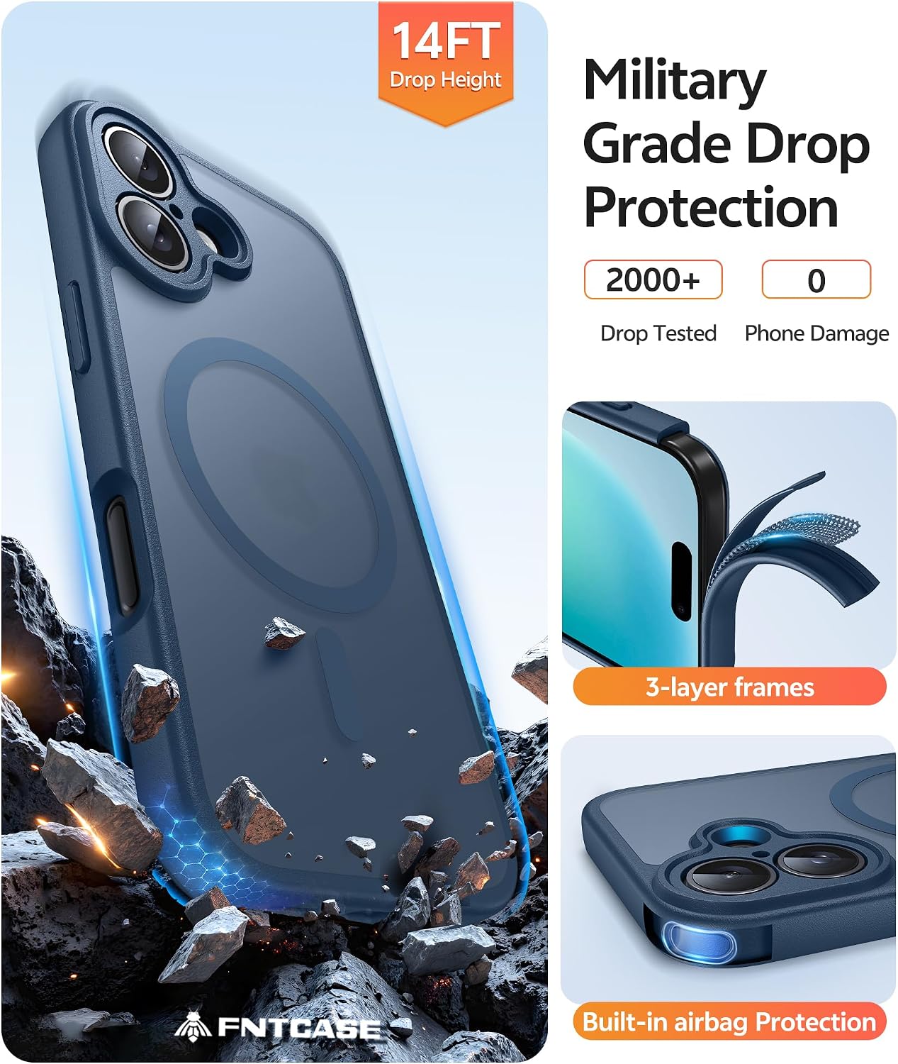 Thumbnail 4 de FNTCASE iPhone 16 magnetic translucent case
