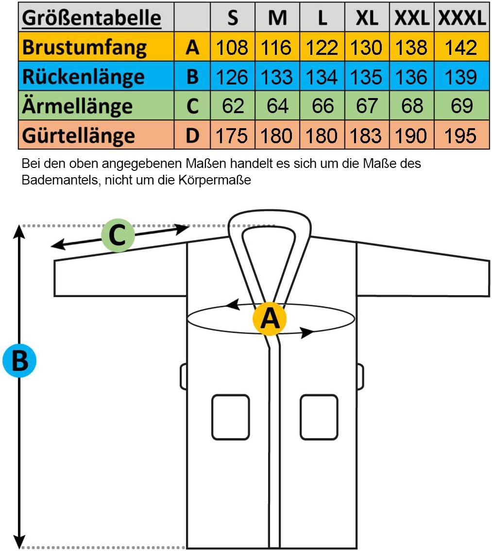 Thumbnail 6 de Gräfenstayn Kuschelfleece Bademantel mit Kapuze (Öko-Tex Standard 100), Unisex
