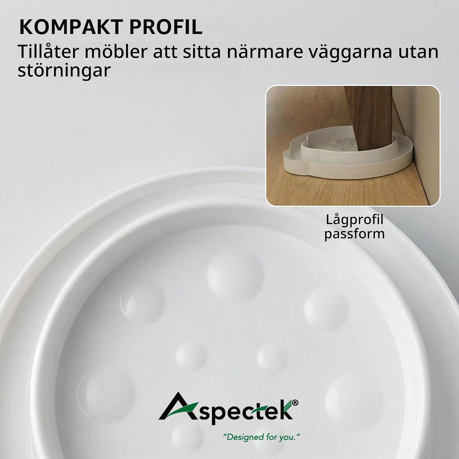 Detalle de ASPECTEK HR2931 vägglusfällor för sängben, 4-pack i plast