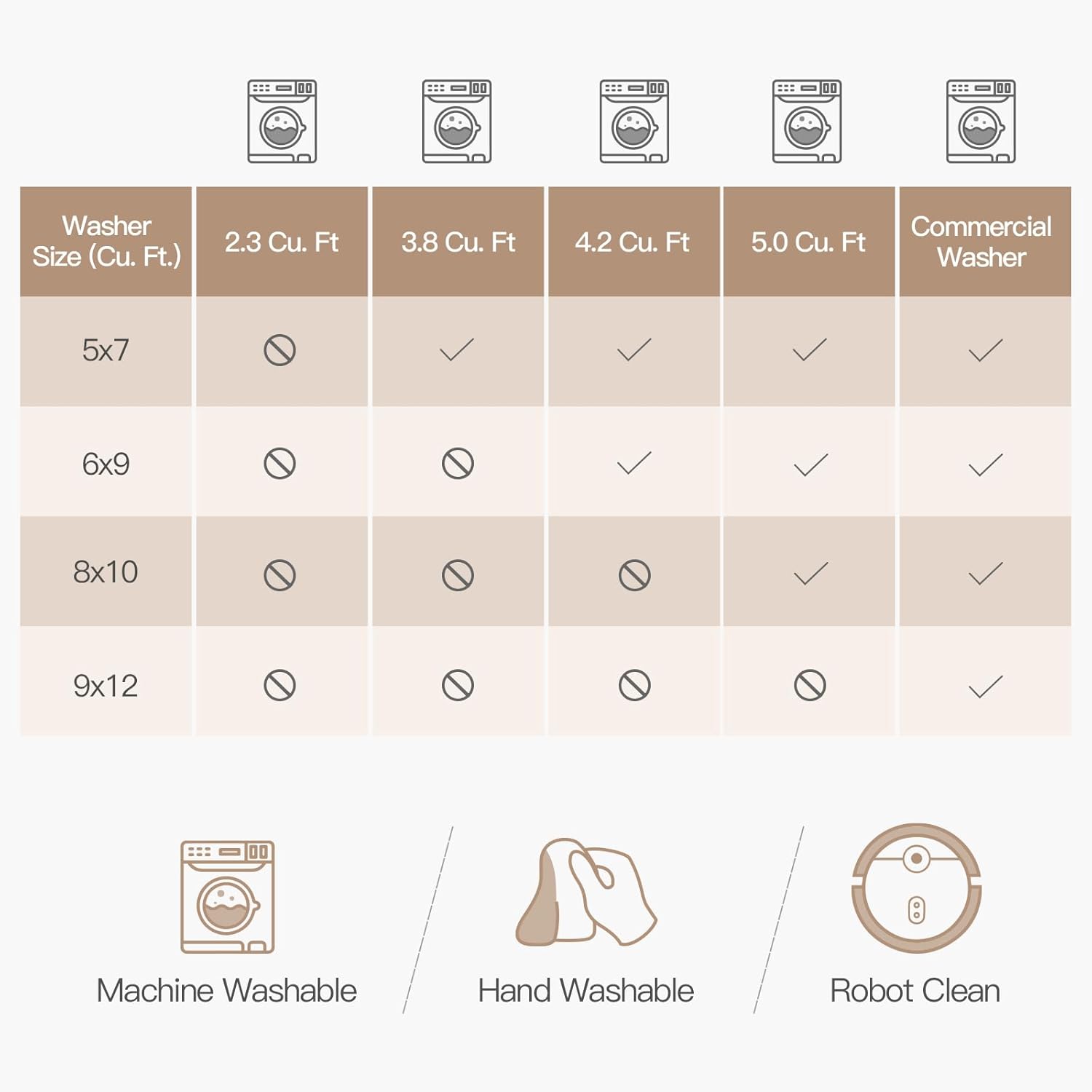 Thumbnail 6 de Lofus 8x10 Area Rug for Living Room (Gold Abstract) with Non-Slip Backing