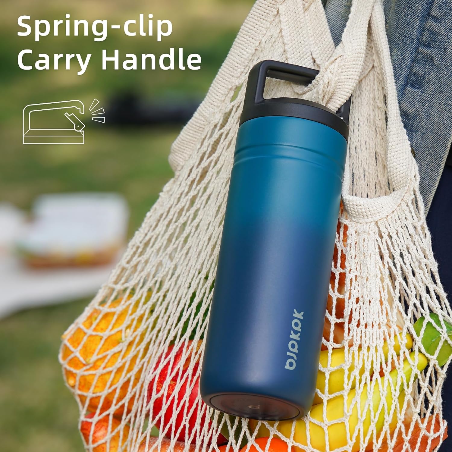 Detalle 2 de BJPKPK Insulated Travel Bottle 20 oz