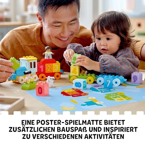 Detalle de LEGO DUPLO Zahlenzug – Zählen lernen (10954) – Lernspielzeug für Kleinkinder ab 18 Monaten