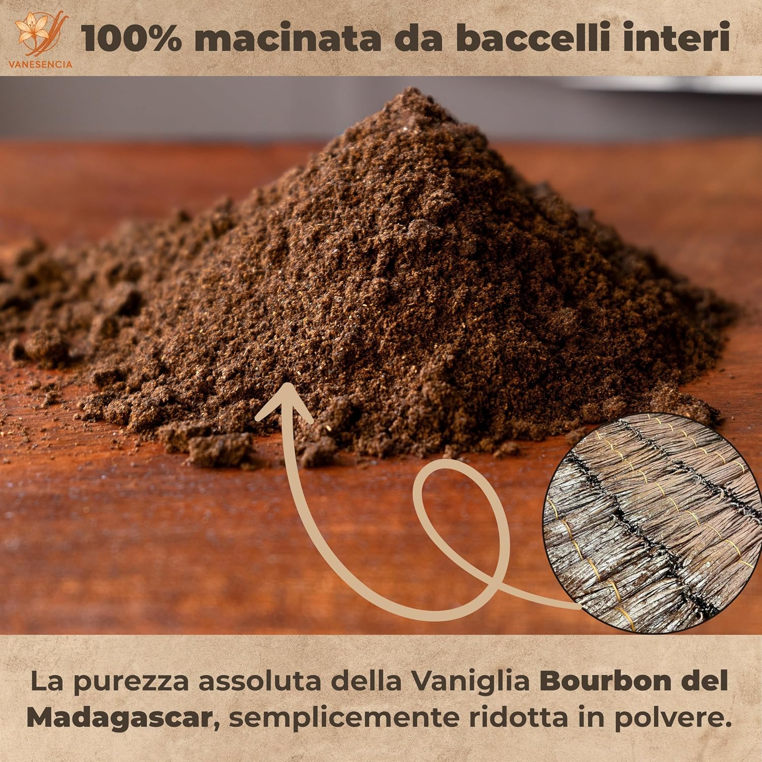 Thumbnail 1 de VANESENCIA Vaniglia Bourbon in polvere 20 g 🍫