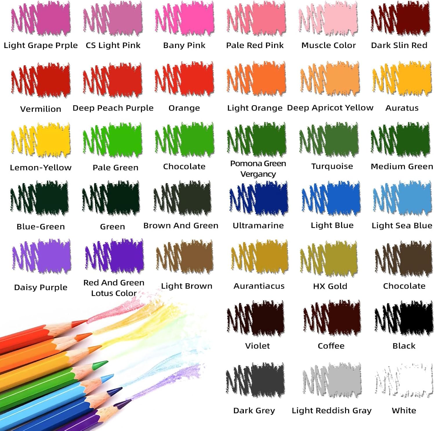 Thumbnail 6 de YSLON 36-Color Colouring Pencils – Professional Colour Pencils for Adults and Artists