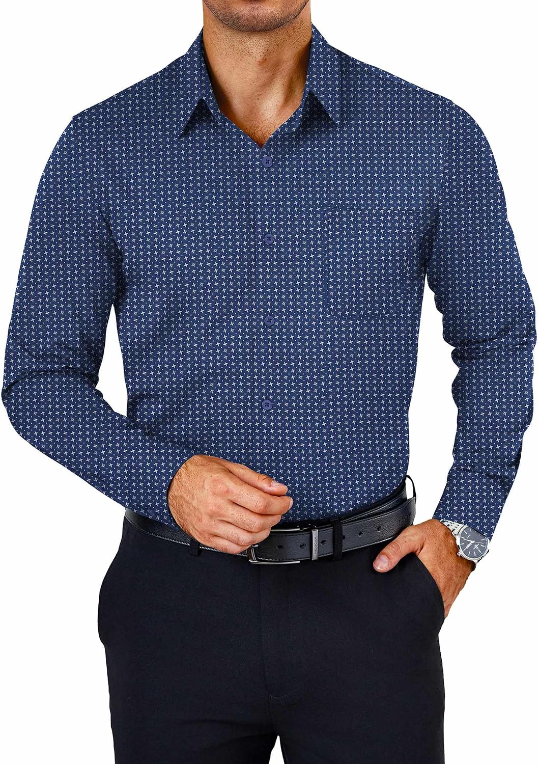 Thumbnail 5 de COOFANDY Mens Dress Shirt 1pc 📄