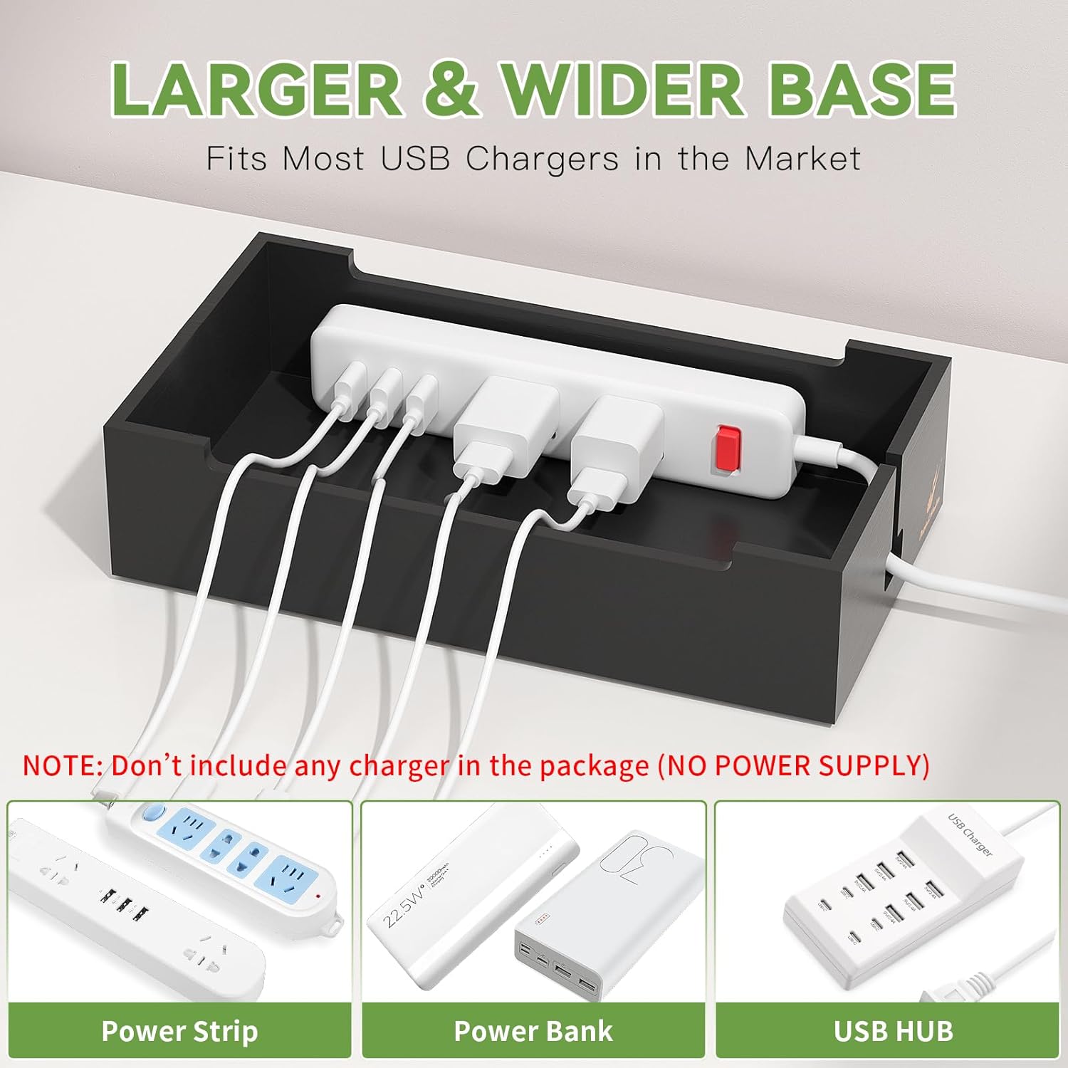 Thumbnail 5 de Pezin & Hulin Charging Station Bamboo cable organiser for multiple devices