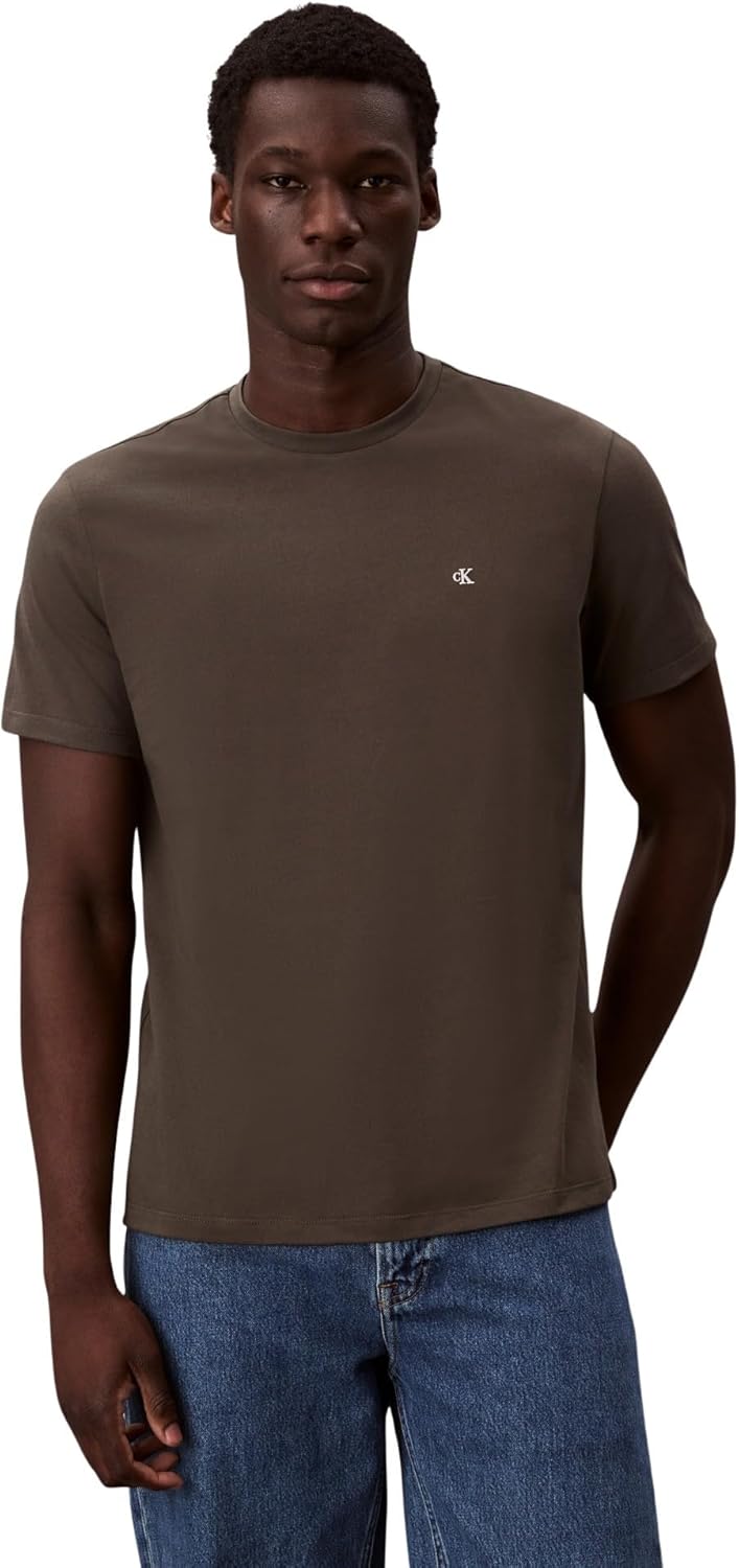 Thumbnail 6 de Calvin Klein Uomo T-Shirt Maniche Corte Classic Monogram Tee con Scollo Rotondo