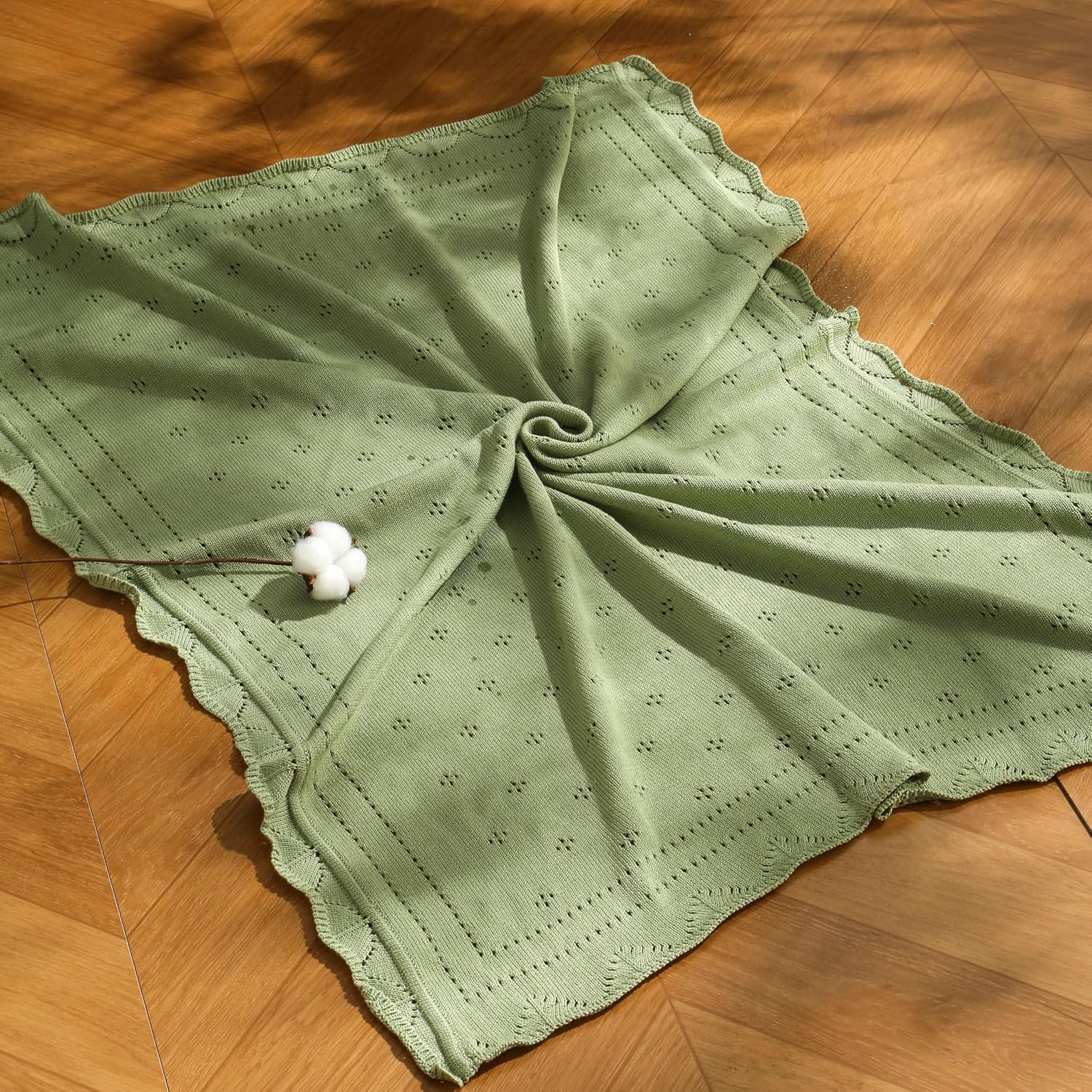 Thumbnail 4 de Loyfoky Cellular Blanket 100% Cotton 100x80cm