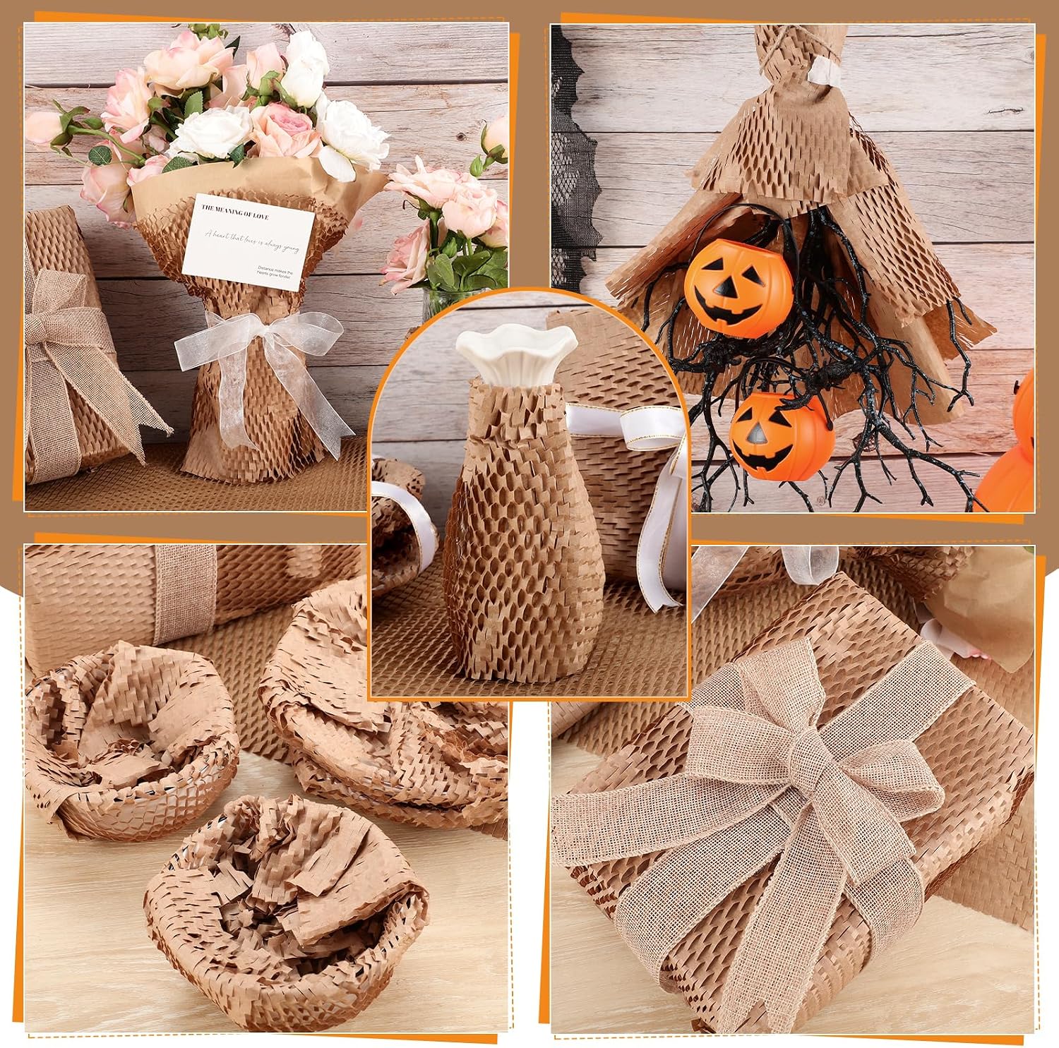 Thumbnail 6 de Honeycomb Packaging Paper Roll 80M x 30cm