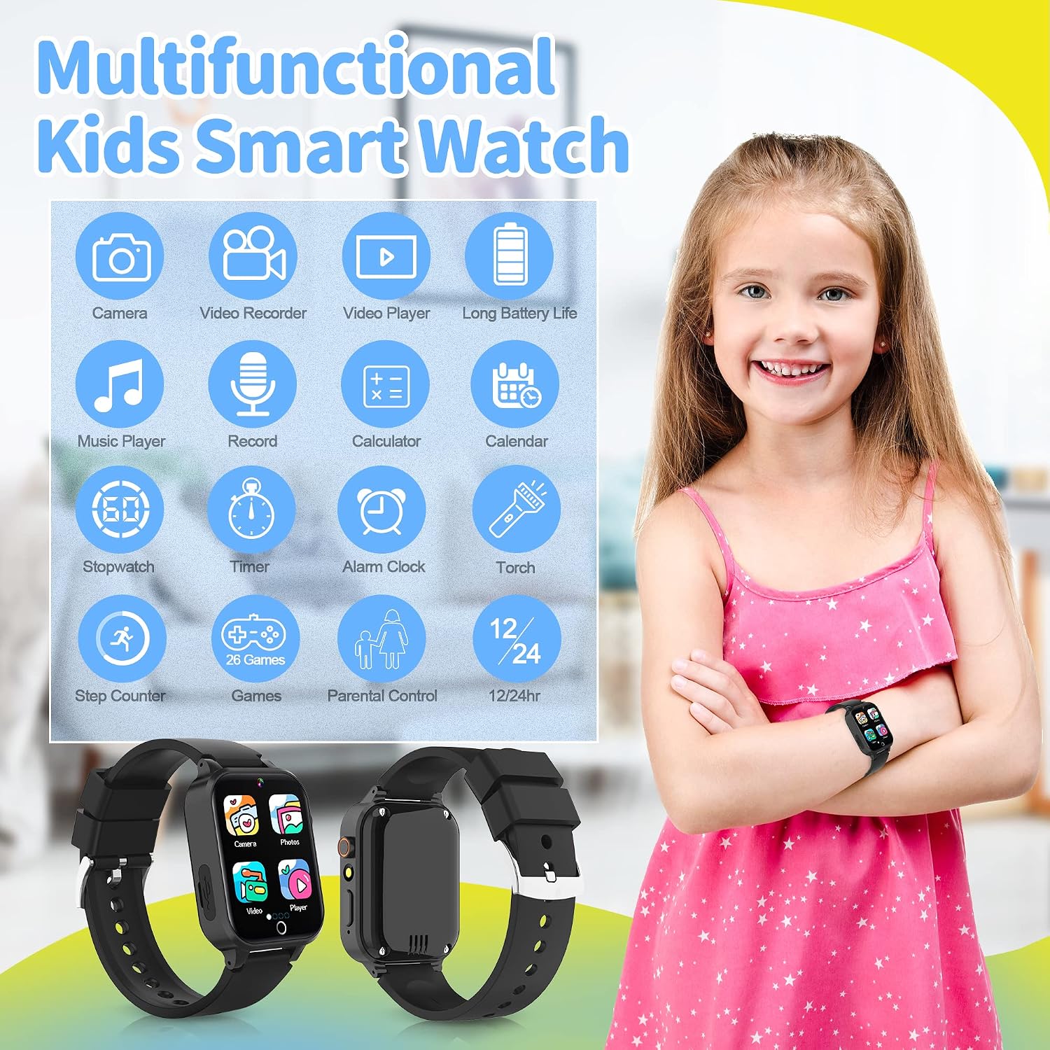 Thumbnail 3 de YEDASAH Montre Connectée Enfant 39 Jeux