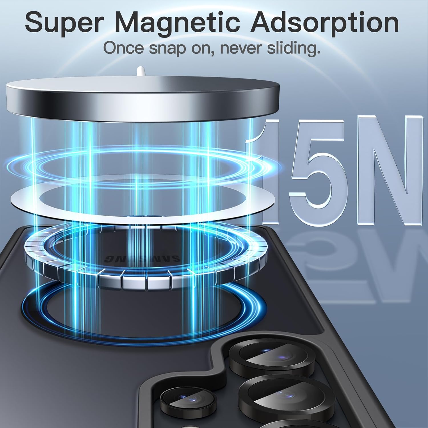 Thumbnail 6 de JETech Magnetic Case for Samsung Galaxy S25 Ultra 5G with MagSafe Compatibility