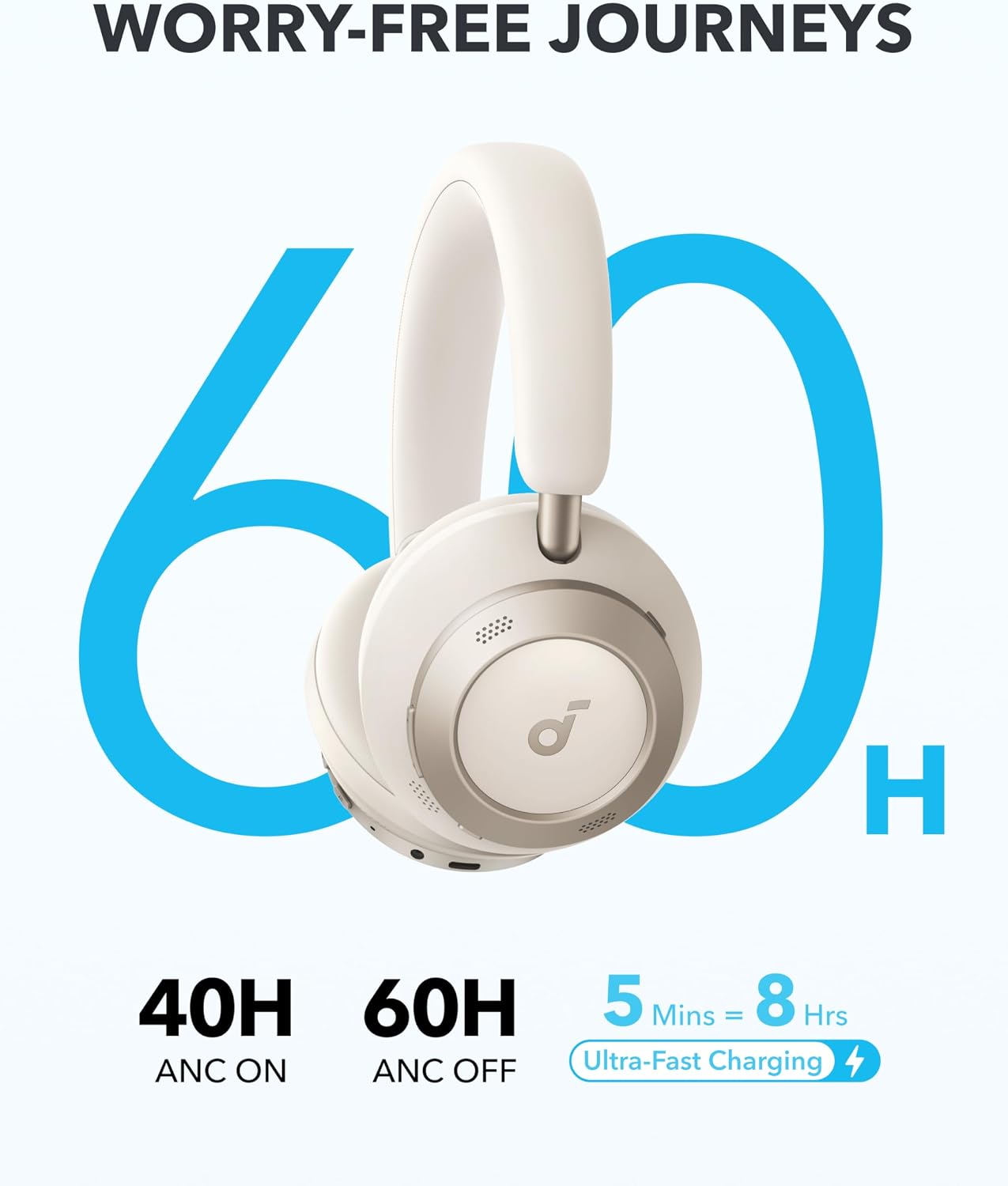 Thumbnail 6 de soundcore Space One Pro by Anker adaptive active noise cancelling headphones