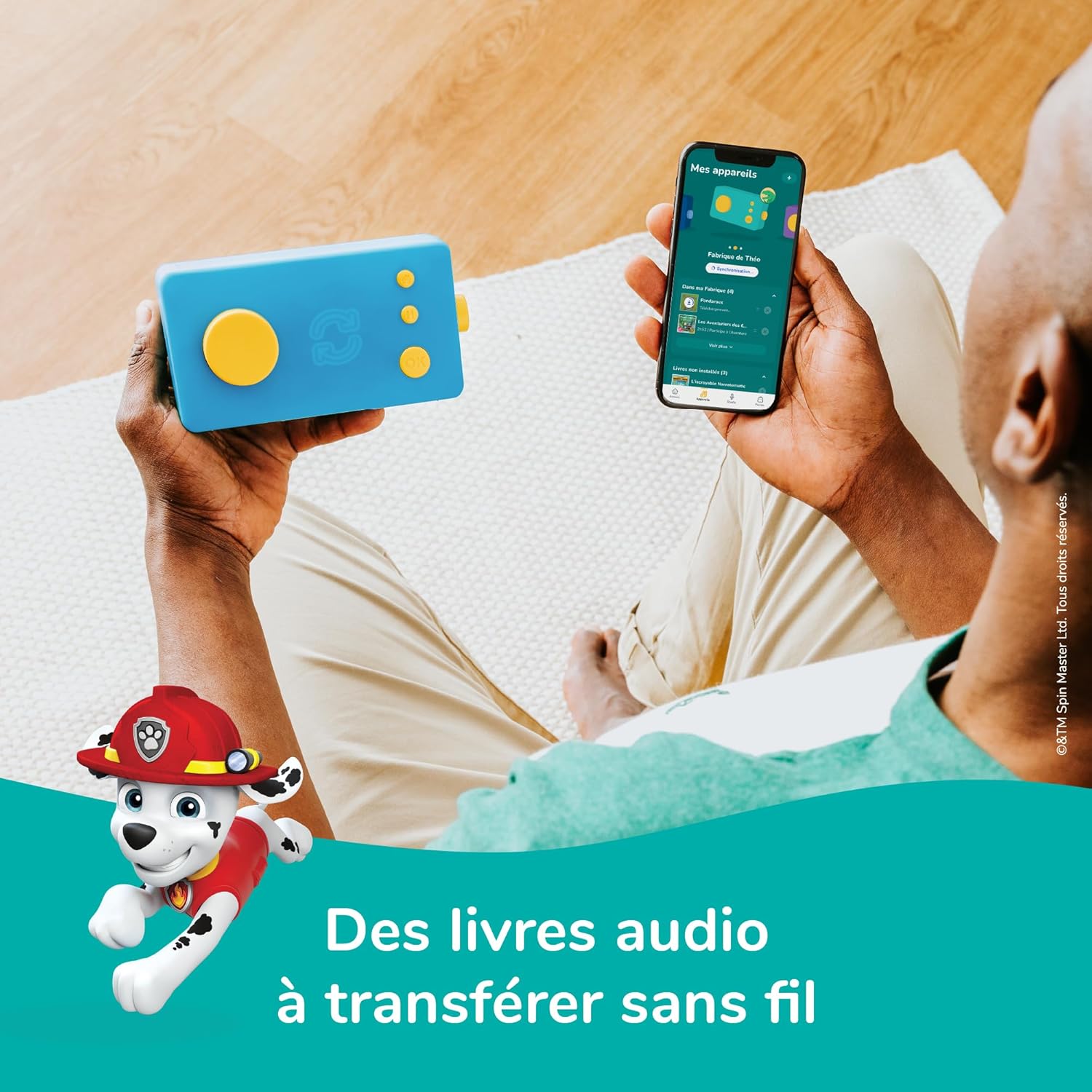 Thumbnail 6 de Lunii Pack Exclusif Ma Fabrique à Histoires Pat' Patrouille : Boîte à Histoires édition limitée + 4 Livres Audio