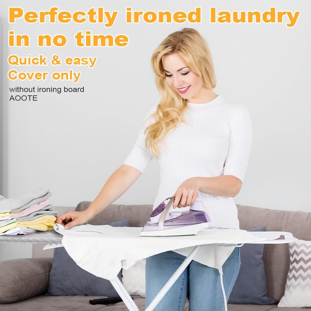 Detalle 2 de AOOTE 6104329 Arrow Ironing Board Cover, 110 x 35 cm Cotton