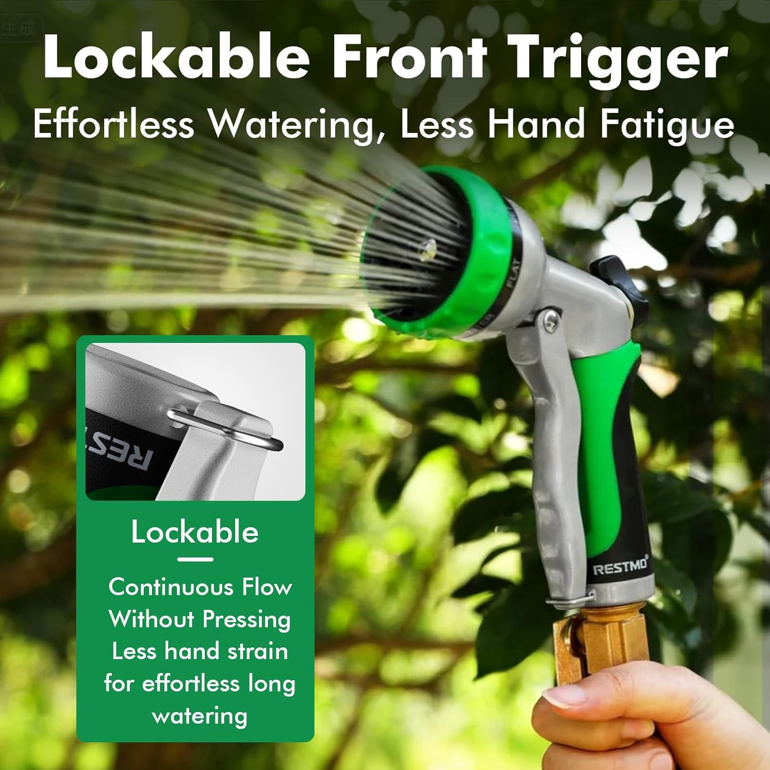 Thumbnail 4 de RESTMO Garden Hose Nozzle 7 Patterns