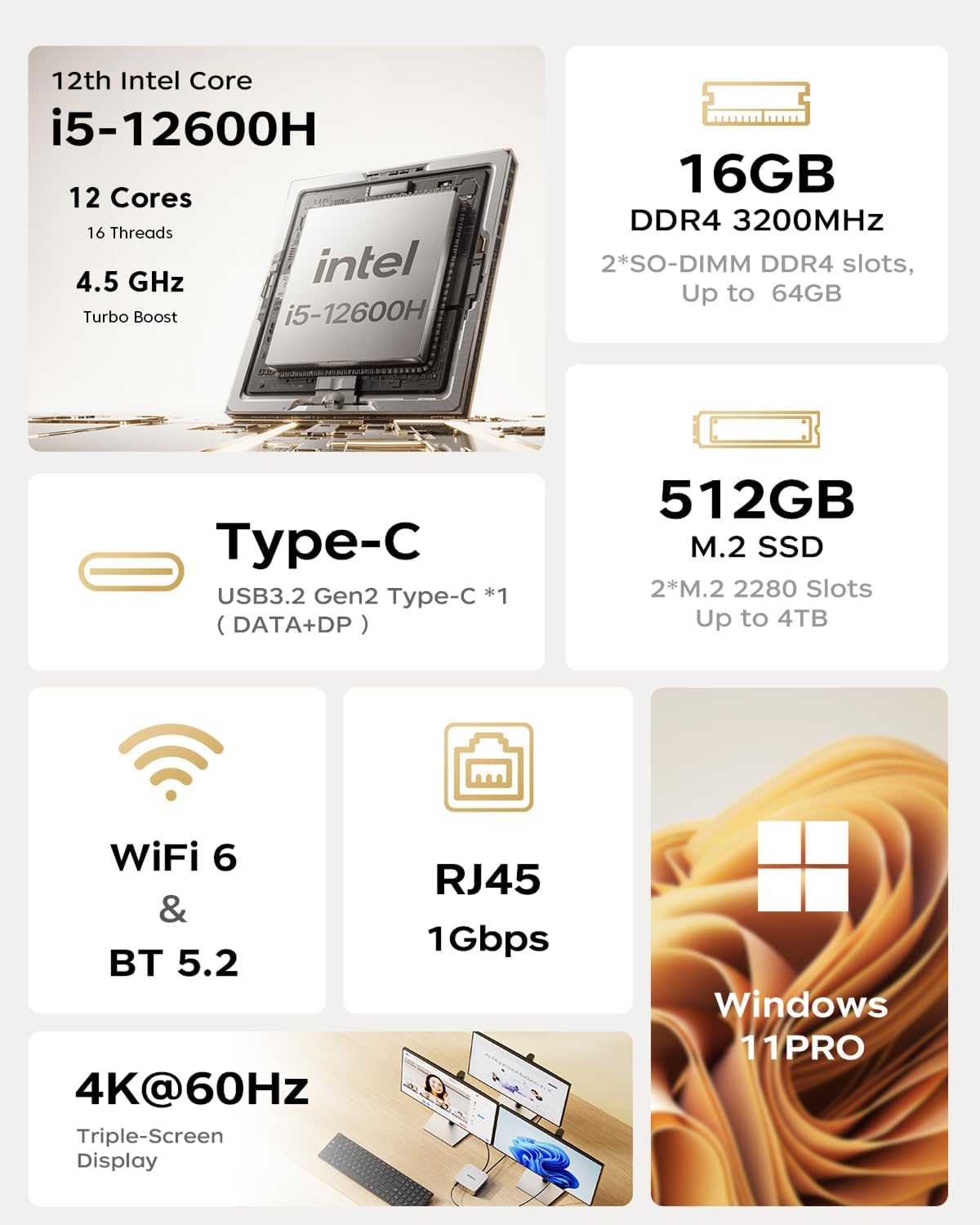 Detalle 2 de ACEMAGIC K1 Mini PC 16GB
