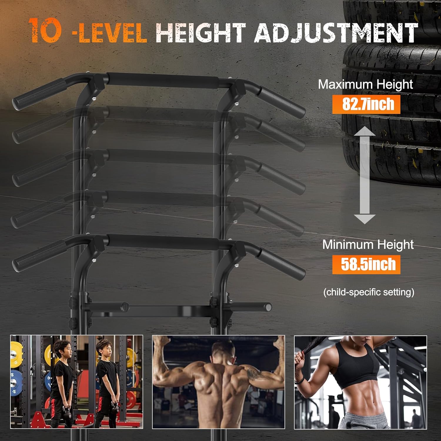 Thumbnail 5 de AuraCraft Power Tower barra per trazioni 330LB 🏋