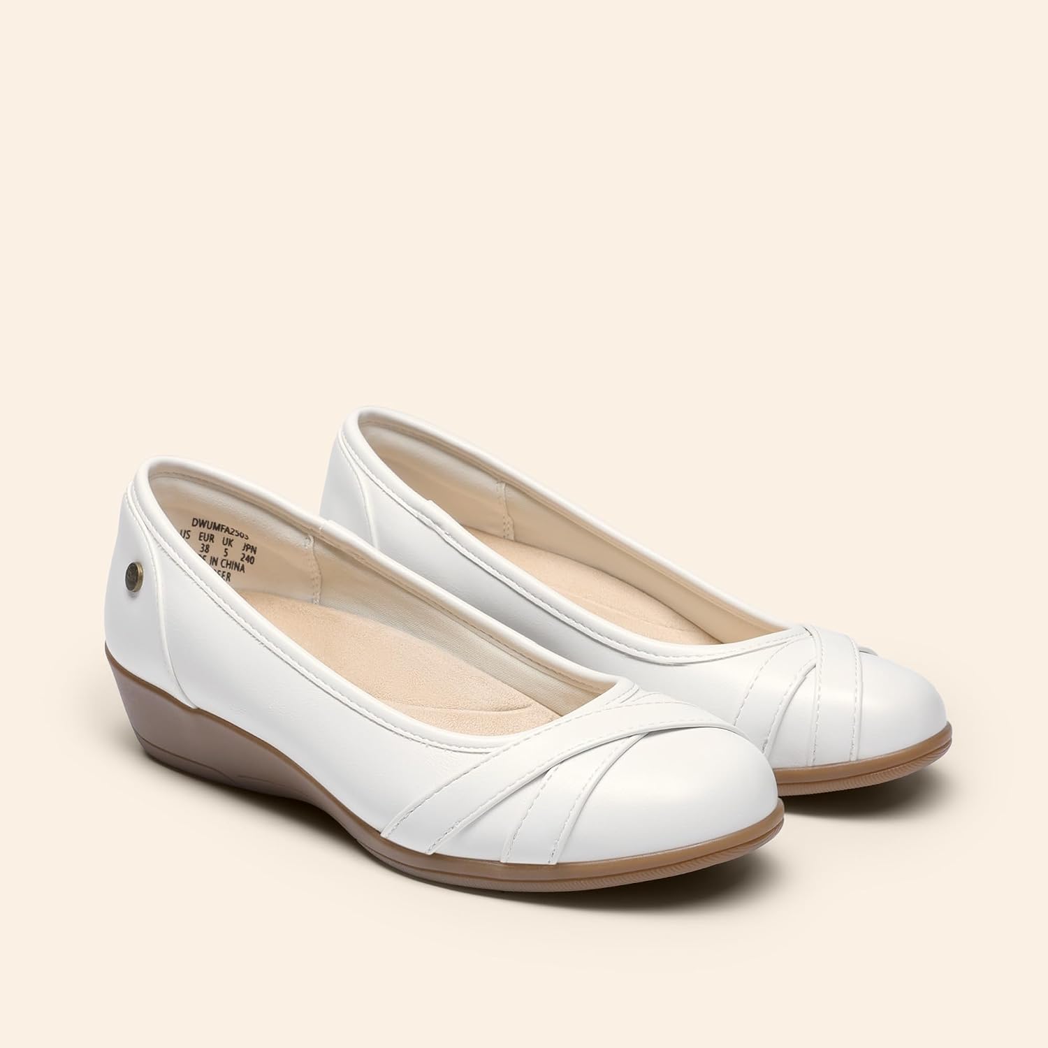 Detalle de DREAM PAIRS Women's Ballet Flats with 1.5-inch Wedge Heel