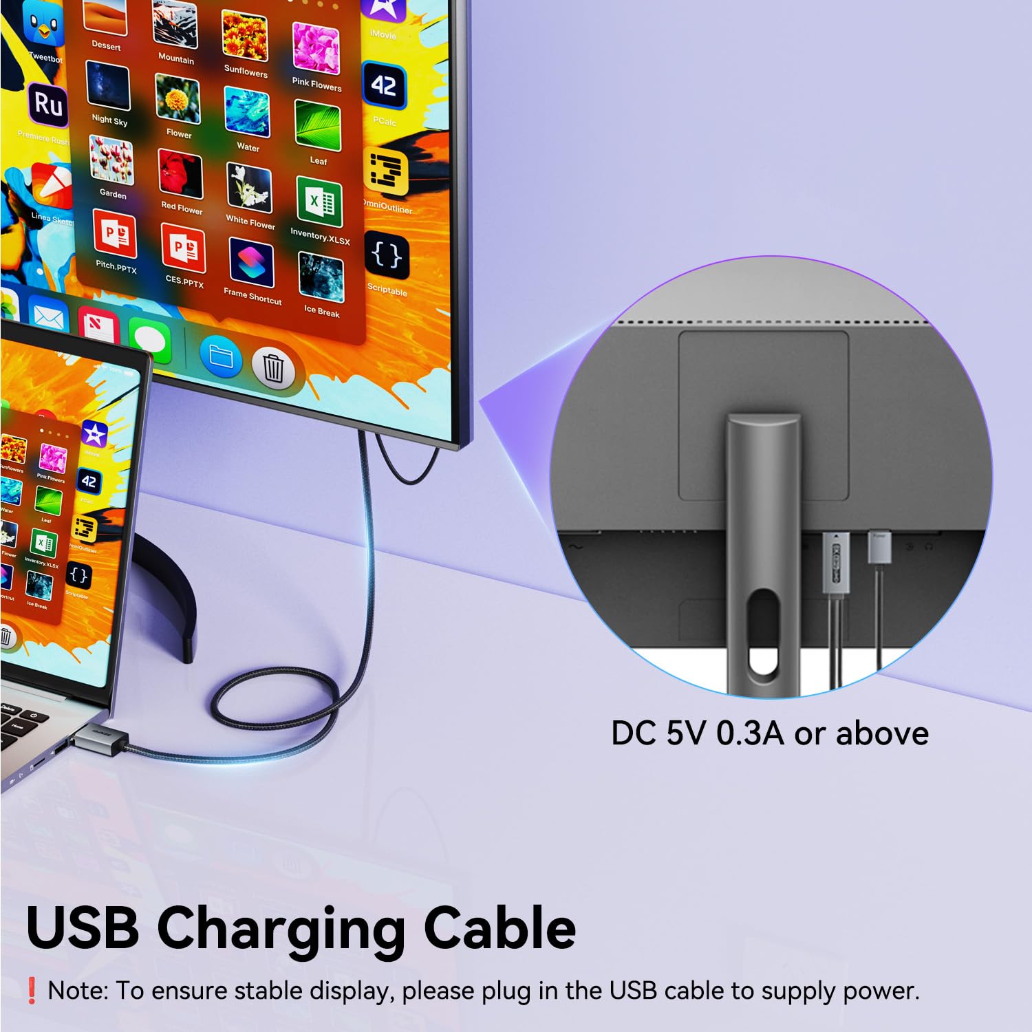 Detalle de BENFEI DisplayPort 1.4 to HDMI 2.1 1.8m Cable: DP Source to HDMI Display, 8K60 / 4K120+ for PC