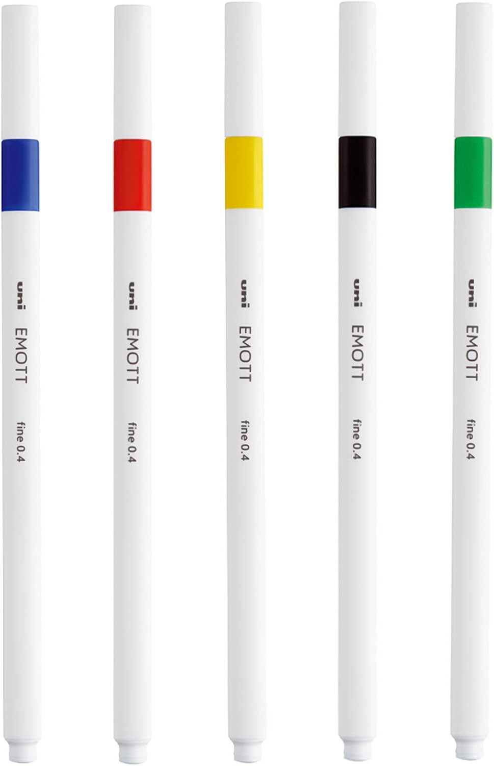 Thumbnail 6 de uni-ball PEMSY/5 01 Emott fineliners, 5 färger, 0,4 mm