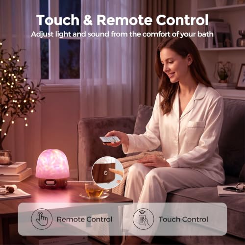 Detalle de UPXNBOR projector night light with Bluetooth speaker