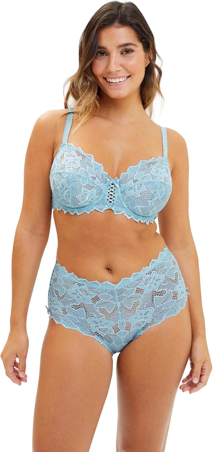 Thumbnail 2 de Sans Complexe Arum - Soutien-gorge emboitant en dentelle avec armatures (Classique, Uni, Femme)