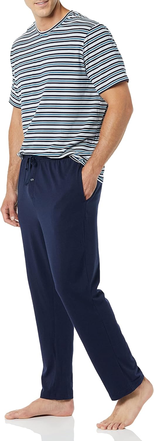 Thumbnail 2 de Amazon Essentials men’s modal cotton T-shirt and full-length bottoms pyjama set (regular fit)