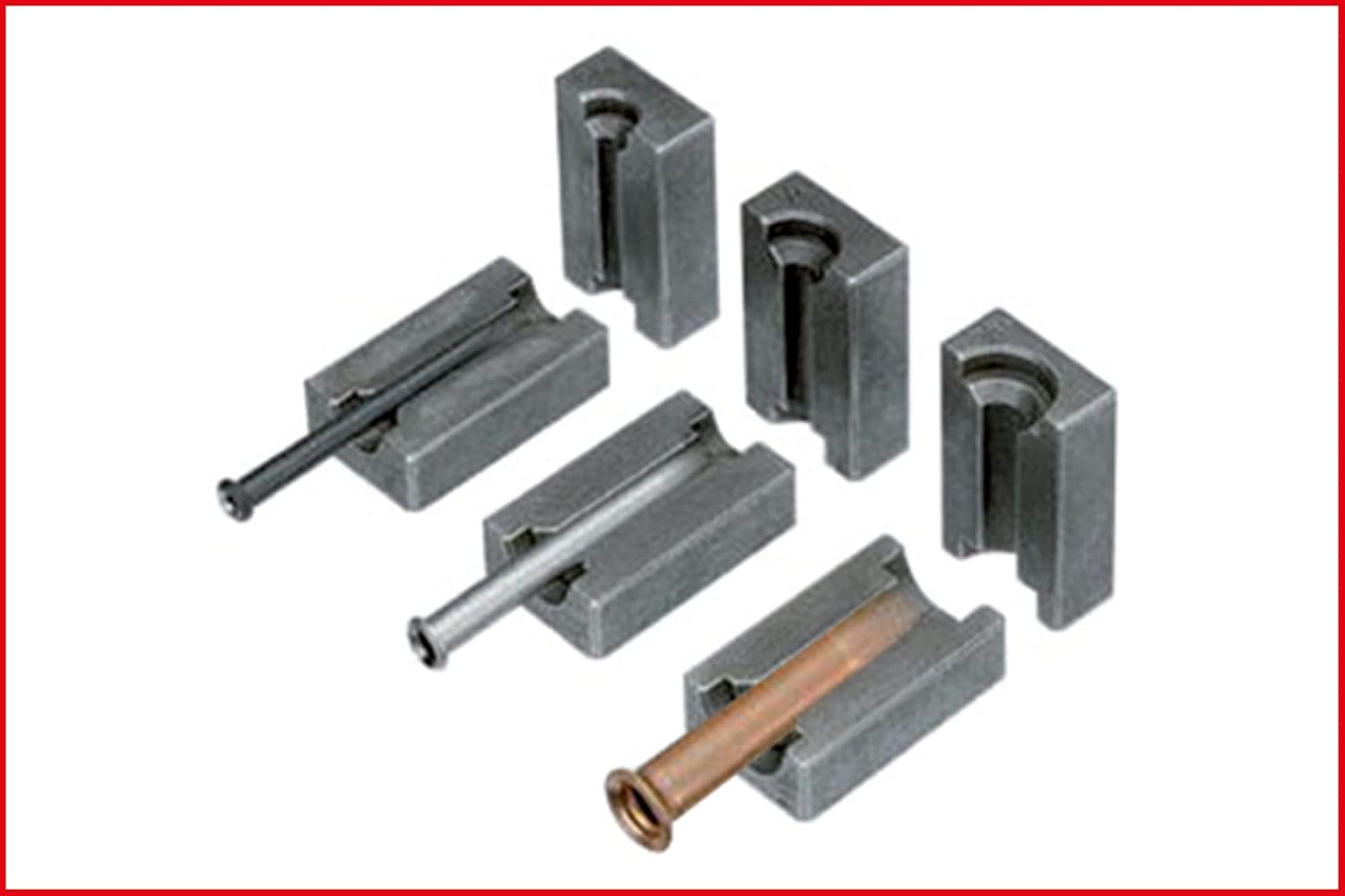 Detalle 2 de KS Tools 122.1290 – Appareil à collet pour durite de frein, sans démontage de la conduite (16 pièces)