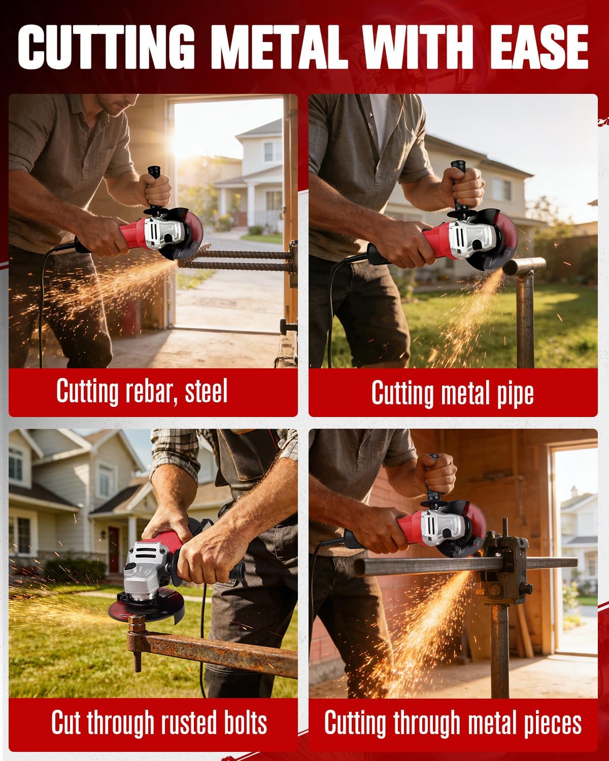 Detalle de AVID POWER Angle Grinder 7.5-Amp