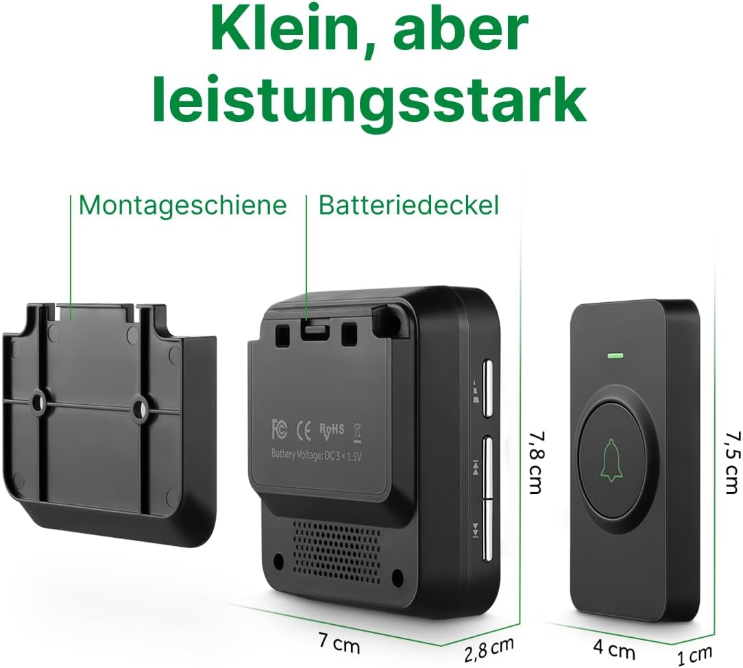 Thumbnail 4 de AVANTEK BA-11 kabellose Türklingel 300 m