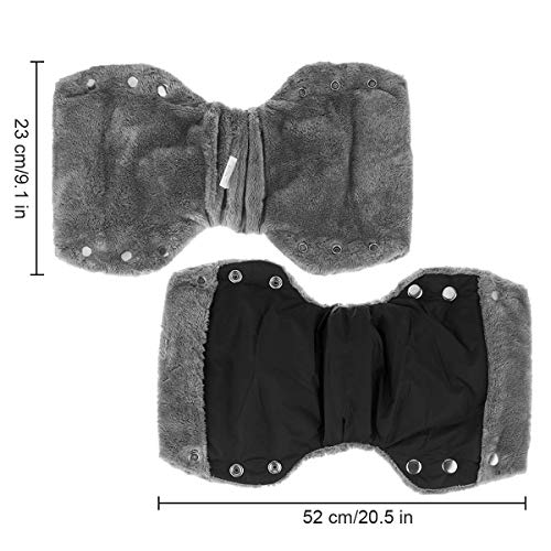 Thumbnail 6 de Fengzio Kinderwagen-Handwärmer mit Fleece, wind- und wasserabweisend, Schwarz