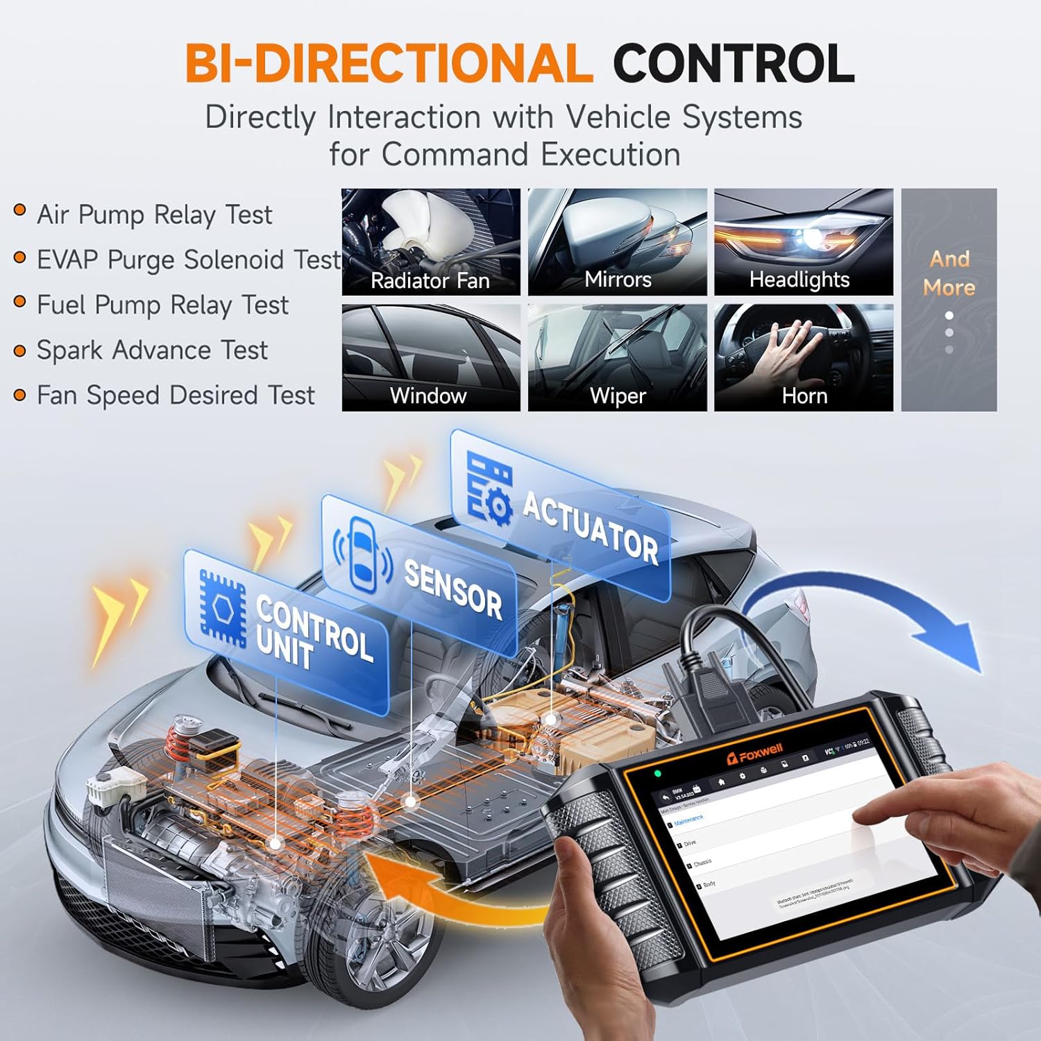 Thumbnail 2 de FOXWELL NT710 BMW Diagnostic Scanner 5.5"