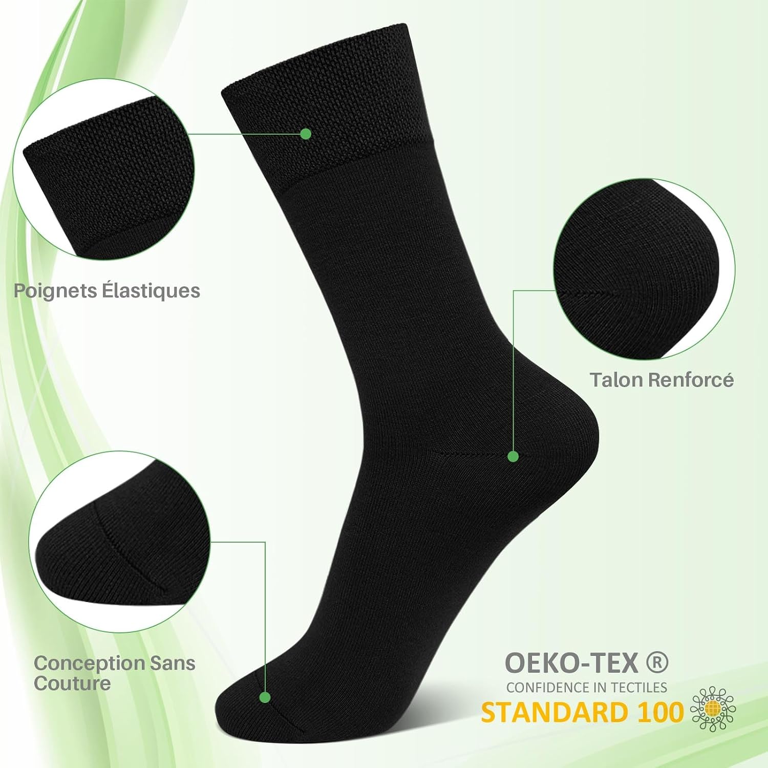 Thumbnail 2 de ZAKASA Chaussettes Bambou 4 paires
