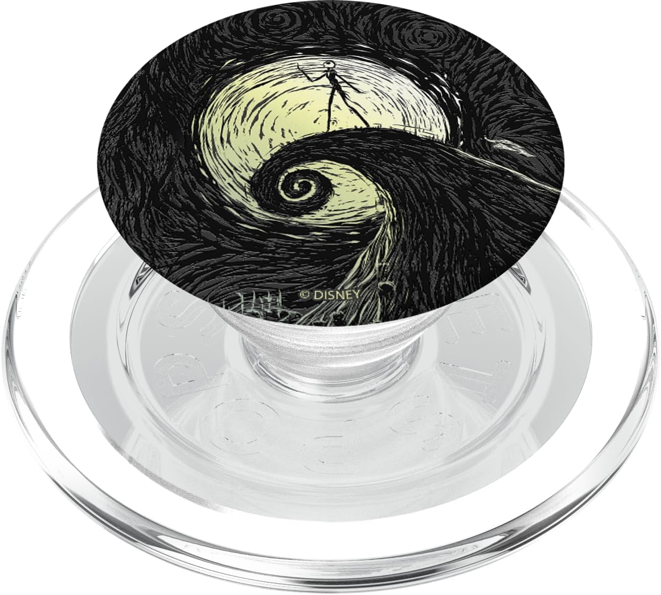 Thumbnail 6 de PopGrip adhésif Nightmare Before Christmas Spiral Hill Midnight – fixation pour smartphone