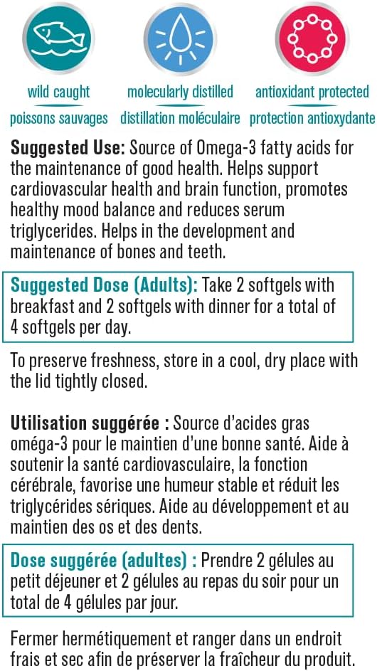 Thumbnail 2 de Progressive OmegEssential + Vitamin D Fish Oil Softgels, 1,000 mg EPA, 550 mg DHA