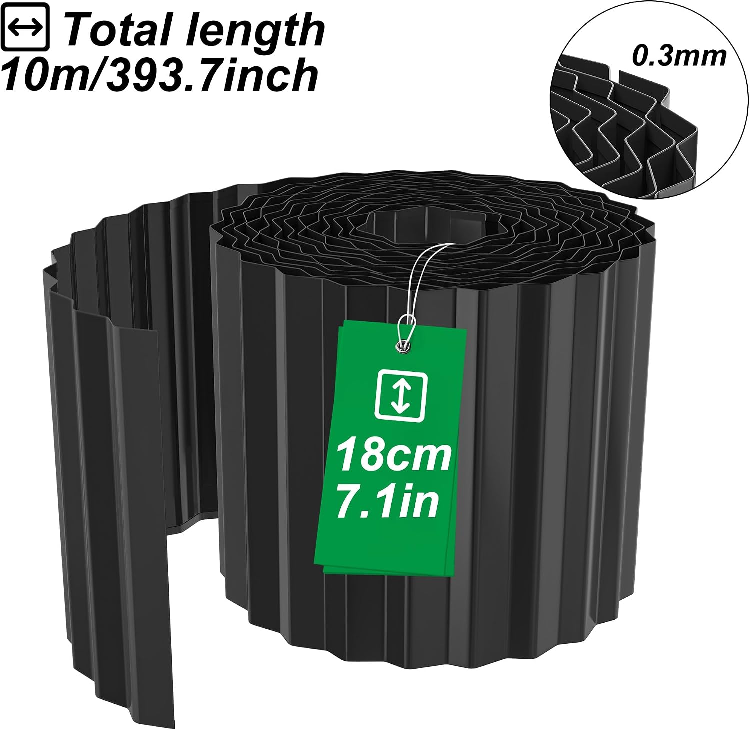 Detalle 2 de UISEBRT Rasenkante 18 cm, flexibel